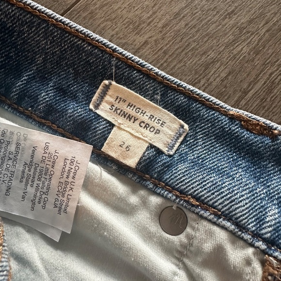 Madewell 11" High-Rise Skinny Crop 26 - Picture 2 of 4